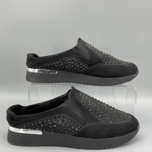 Kenneth Cole Reaction Women’s Cameron Slip-on Mule Sneakers Black Size 9M - Picture 1 of 10